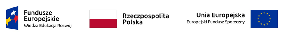 Logotyp Funduszy Europejskich, Flaga Polski i Unii Europejskiej