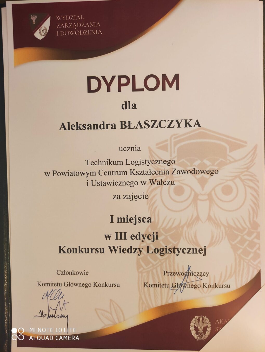 Dyplom 